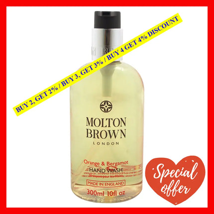 Orange And Bergamot Hand Wash By Molton Brown For Women - 10 Oz