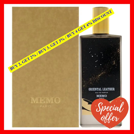 Oriental Leather By Memo Paris For Unisex - 2.53 Oz Edp Spray