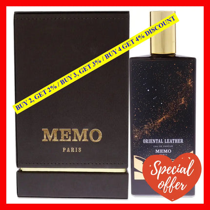 Oriental Leather By Memo Paris For Unisex - 2.53 Oz Edp Spray