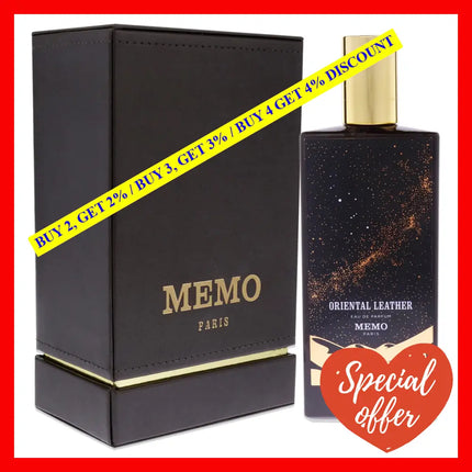 Oriental Leather By Memo Paris For Unisex - 2.53 Oz Edp Spray