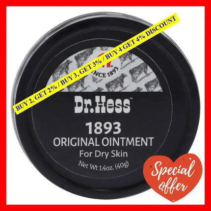 Original Ointment By Dr. Hess For Unisex - 1.4 Oz Balm