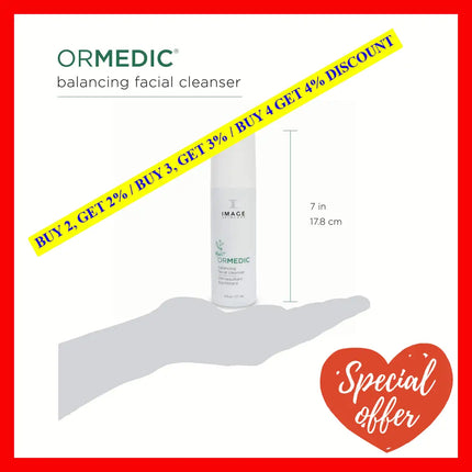 Ormedic Balancing Facial Cleanser By Image For Unisex - 6 Oz