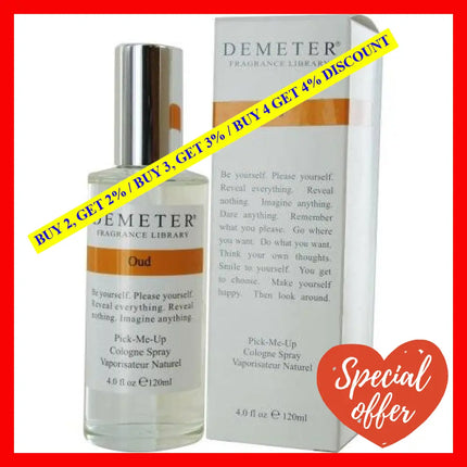 Oud By Demeter For Unisex - 4 Oz Cologne Spray