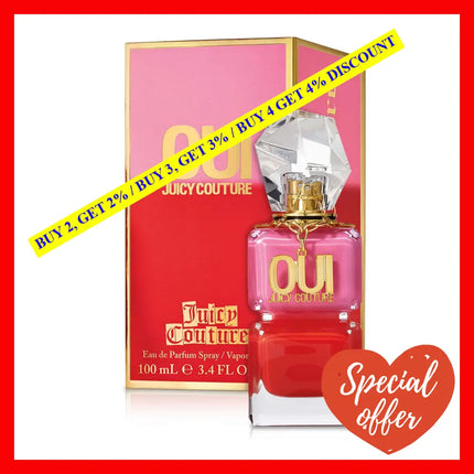 Oui By Juicy Couture For Women - 3.4 Oz Edp Spray