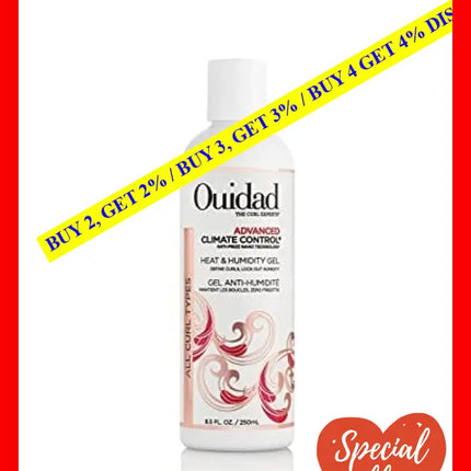 Ouidad Advanced Climate Control Heat & Humidity Gel 8.5 Fl Oz