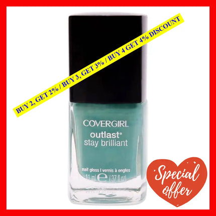 Outlast Stay Brilliant - 285 Mint Mojito By Covergirl For Women 0.37 Oz Nail Polish