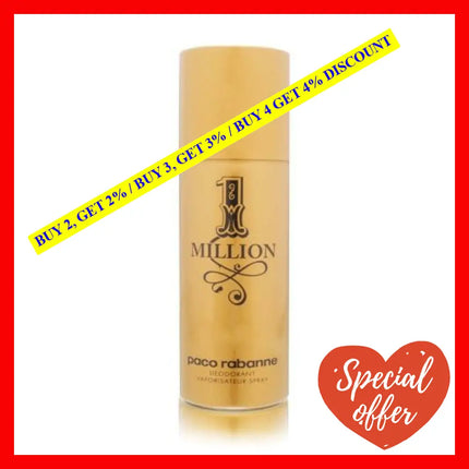 Paco One Million 5 Oz Deodorant Spray