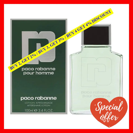 Paco Rabanne Pour Homme 3.4-Ounce After Shave