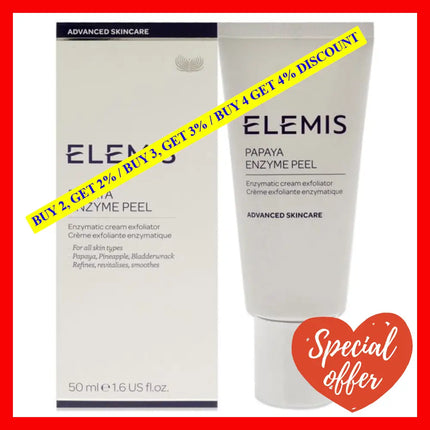 Papaya Enzyme Peel By Elemis For Unisex - 1.6 Oz Anti Aging Cream