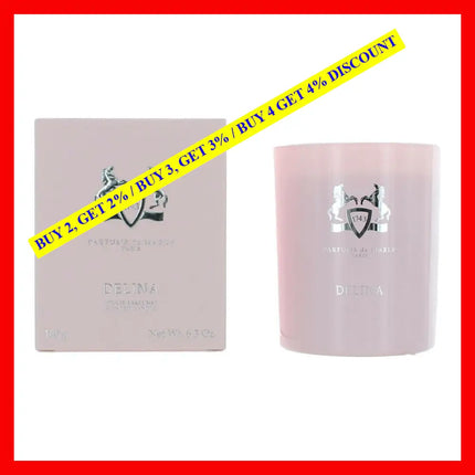 Parfums De Marly Delina By 6.3 Oz Candle