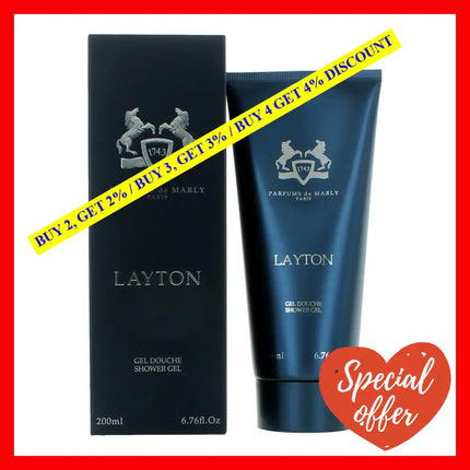 Parfums De Marly Layton By 6.7 Oz Shower Gel For Men