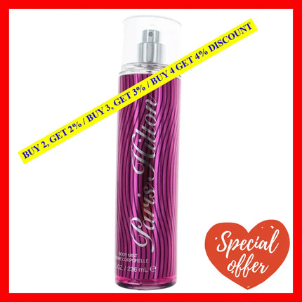 Paris Hilton By 8 Oz Body Mist For Women