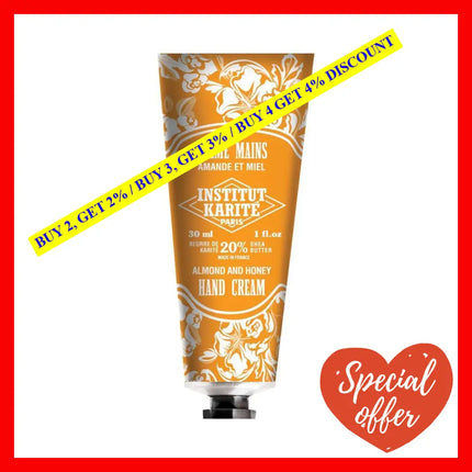 Paris Shea Hand Cream So Precious - Almond And Honey By Institut Karite For Unisex 1 Oz