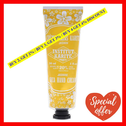 Paris Shea Hand Cream So Pretty - Jasmine By Institut Karite For Unisex 1 Oz