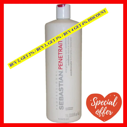 Penetraitt Strengthening And Repair Conditioner By Sebastian For Unisex - 33.8 Oz