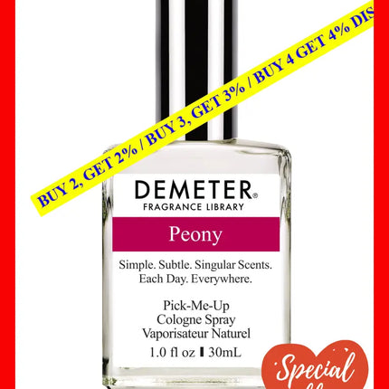 Peony By Demeter For Unisex - 4 Oz Cologne Spray