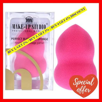 Perfect Blending Sponge - Bright Pink By Make-Up Studio For Women 1 Pc