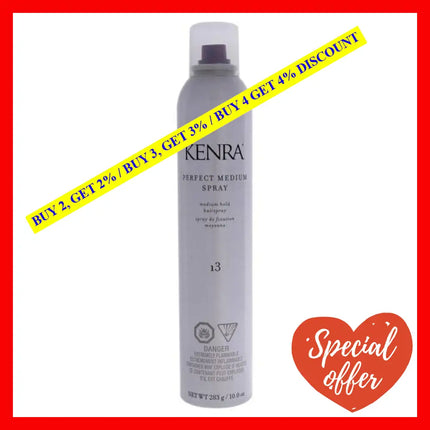 Perfect Medium Spray 13 Hold By Kenra For Unisex - 10 Oz Hairspray