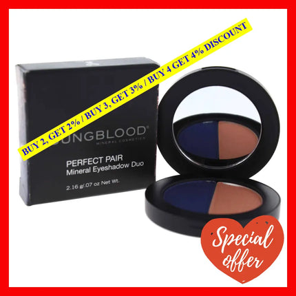 Perfect Pair Mineral Eyeshadow Duo - Graceful By Youngblood For Women 0.07 Oz