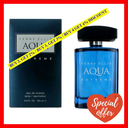 Perry Ellis Aqua Extreme By 6.8 Oz Eau De Toilette Spray For Men