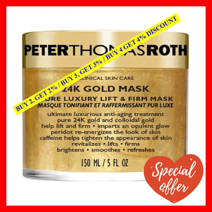 Peter Thomas Roth 24K Gold Mask Pure Luxury Lift And Firm 5.0 Oz / 150 Ml