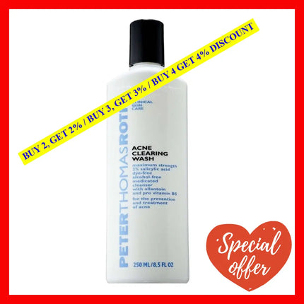 Peter Thomas Roth Acne Clearing Wash Skin Care For Women 8.5 Oz / 250 Ml