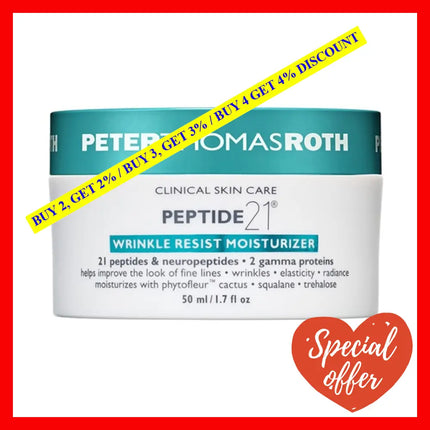 Peter Thomas Roth Peptide21 1.7 Oz / 50 Ml Wrinkle Resist Moisturizer For Women