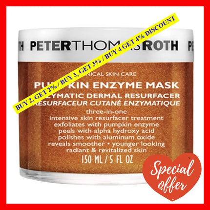 Peter Thomas Roth Pumpkin Enzyme Mask Enzymatic Dermal Resurfacer For Women 5.0 Oz / 150 Ml