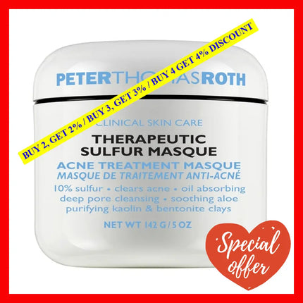 Peter Thomas Roth Therapeutic Sulfur Acne Treatment Mask Unisex 5.0 Oz / 150 Ml