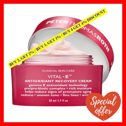 Peter Thomas Roth Vital-E Antioxidant Recovery Cream For Women 1.7 Oz / 50 Ml