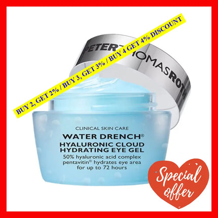 Peter Thomas Roth Water Drench Hyaluronic Cloud Hydrating Eye Gel For Women 0.50 Oz / 15 Ml