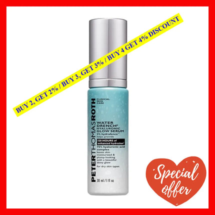 Peter Thomas Roth Water Drench Hyaluronic Glow Serum 1.0 Oz / 30 Ml