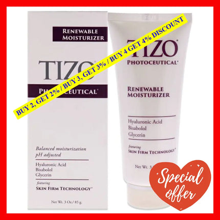 Photoceutical Renewable Moisturizer By Tizo For Unisex - 3 Oz