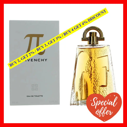 Pi By Givenchy 3.3 Oz Eau De Toilette Spray For Men (Pie)