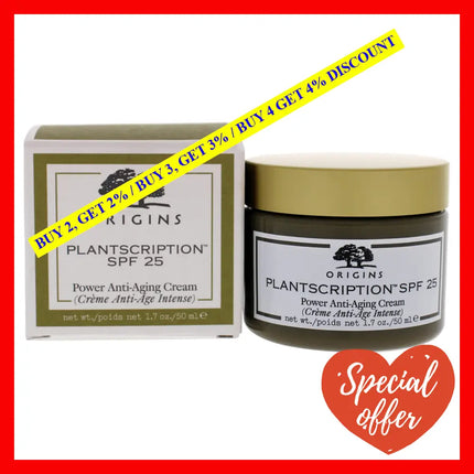 Plantscription Power Anti-Aging Cream Spf 25 By Origins For Unisex - 1.7 Oz