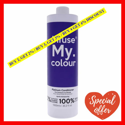 Platinum Conditioner By Infuse My Colour For Unisex - 35.2 Oz