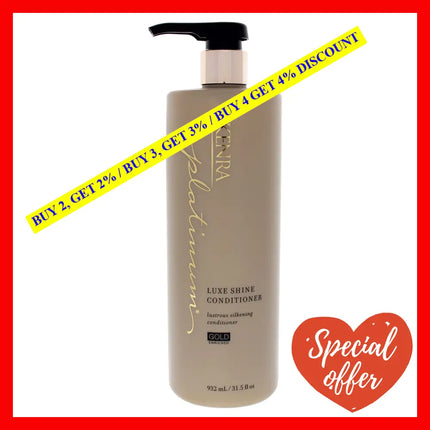 Platinum Luxe Shine Conditioner By Kenra For Unisex - 31.5 Oz