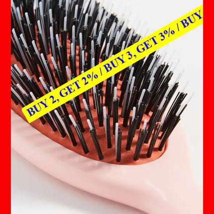 Pocket Bristle And Nylon Brush - Bn4 Dark Ruby By Mason Pearson For Unisex 1 Pc Hair