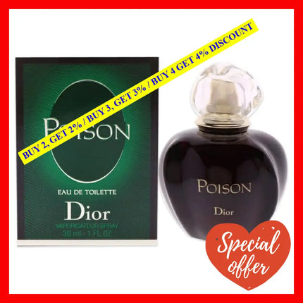 Poison By Christian Dior For Women - 1 Oz Edt Spray