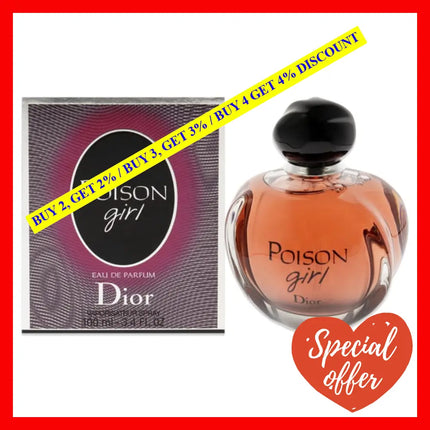 Poison Girl By Christian Dior For Women - 3.4 Oz Edp Spray