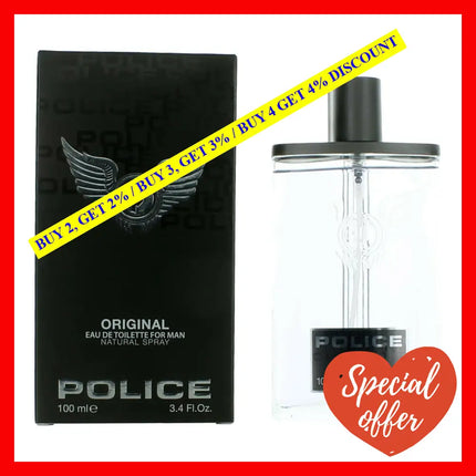 Police Original By 3.4 Oz Eau De Toilette Spray For Men