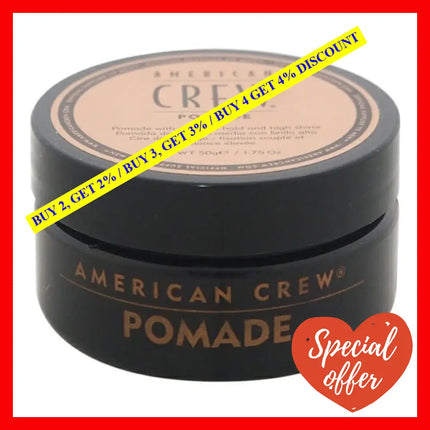 Pomade For Hold Shine By American Crew Men - 1.75 Oz