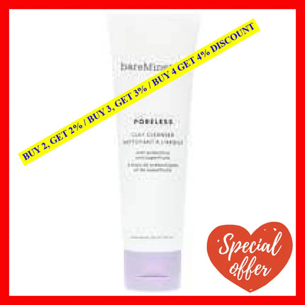 Poreless Clay Cleanser By Bareminerals For Unisex - 4 Oz