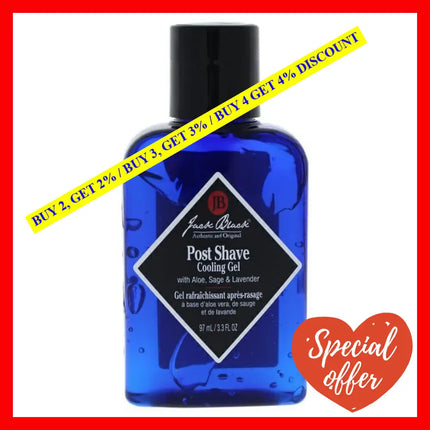 Post Shave Cooling Gel By Jack Black For Men - 3.3 Oz