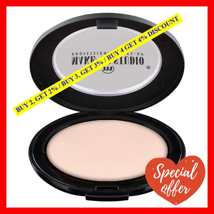 Powder Compact Foundation - Transparant Shimmering By Make-Up Studio For Women 0.35 Oz