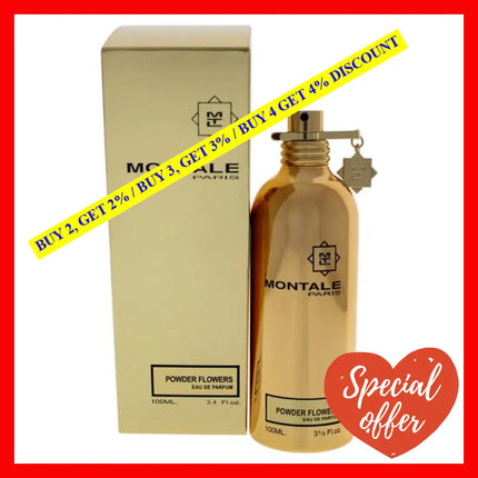 Powder Flowers By Montale For Unisex - 3.4 Oz Edp Spray