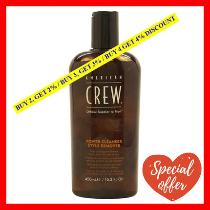 Power Cleanser Style Remover Shampoo By American Crew For Unisex - 15.2 Oz