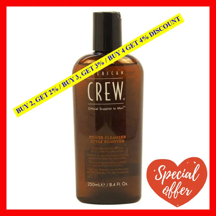 Power Cleanser Style Remover Shampoo By American Crew For Unisex - 8.4 Oz