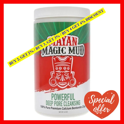 Powerful Deep Pore Cleansing Clay By Mayan Magic Mud For Unisex - 32 Oz Cleanser