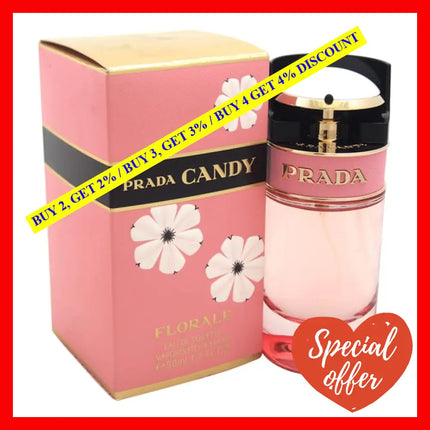 Prada Candy Florale By For Women - 1.7 Oz Edt Spray